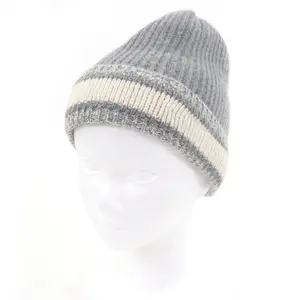 Pre-owned Dior Wool Small Leather Goods Cashmere Knit Cap