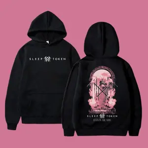 Sleep Token Even in Arcadia Smoke Hoodie Unisex Pullover, Tour 2025 Graphic Streetwear, Concert Outfit for Music Fans and Daily Wear
