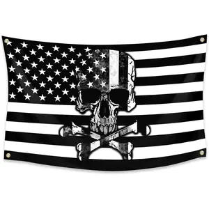 Pirate Flag 3X5 FT  For Bedroom, Living Room Banners Decoration