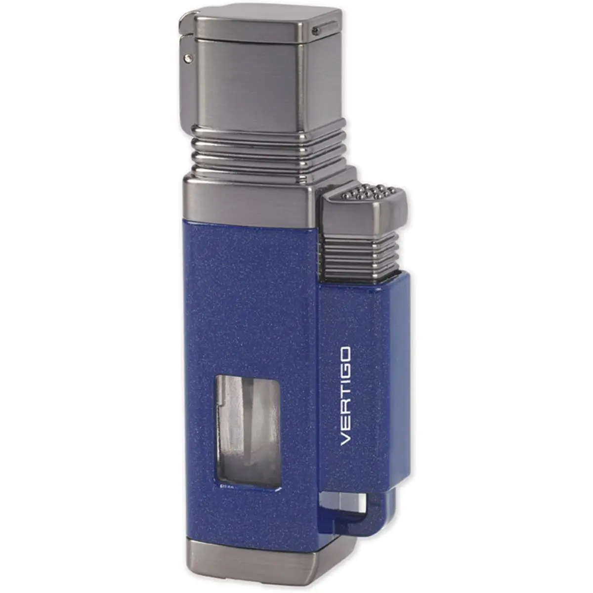 212 MAIN Vertigo Churchill Clam Electronic Lighter - High-Capacity, Fuel Window View, Assorted Colors Car Interior Decoration Accessory