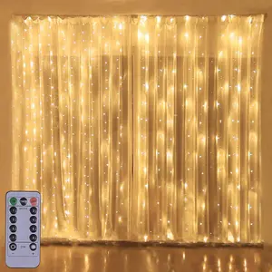 YI Lighting 9.8ft x 9.8ft LED Twinkle Fairy Lights for Wedding Party, Home, Garden, Bedroom, Indoor Wall Decorations