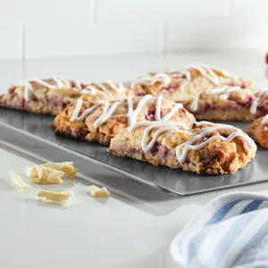 Insulated Bakeware Nonstick Cookie Baking Sheet, 14" x 16", Light Gray