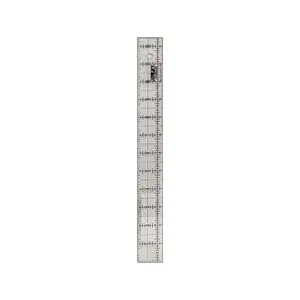OLFA Frosted Acrylic OLFA Ruler 1 x 12 - The Companion - 1071831 | Quilting Ruler for Precision Cutting & Sewing