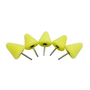 1/8" Shank Foam Polishing Bits 5 Pcs For Wheels Spokes Tight Areas