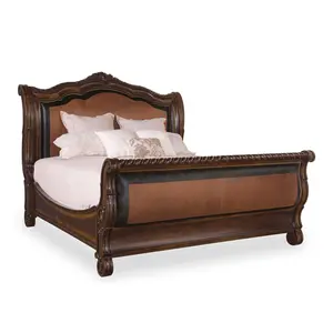 A.R.T. Furniture Valencia Queen Upholstered Sleigh Bed In Brown 209145-2304