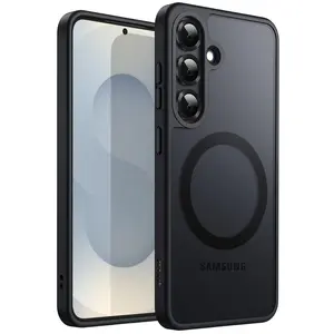 JETech Magnetic Case for Samsung Galaxy S25 Series, Compatible with MagSafe, Translucent Matte Back Shockproof Phone Cover