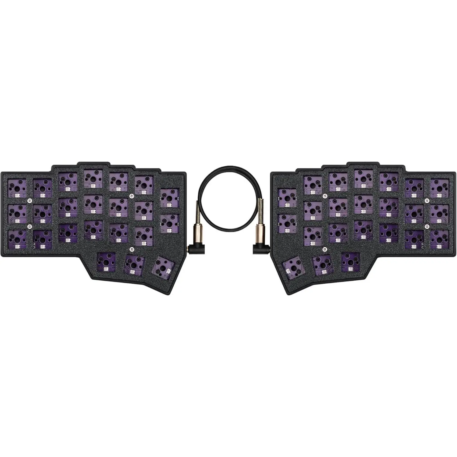 YIVU Corne V4 40% Split Mechanical Keyboard Kit, Wireless Ortholinear Ergonomic DIY Hot-Swap Column Stagger Compact Keyboard for Programmers