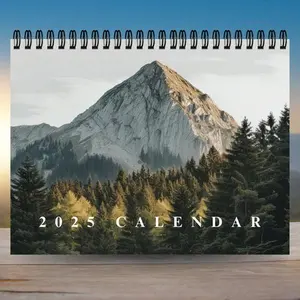 2025 Mountain Peeks Calendar | 12 Month Calendar | Calendar Minimalist | Hanging Wall Calendar