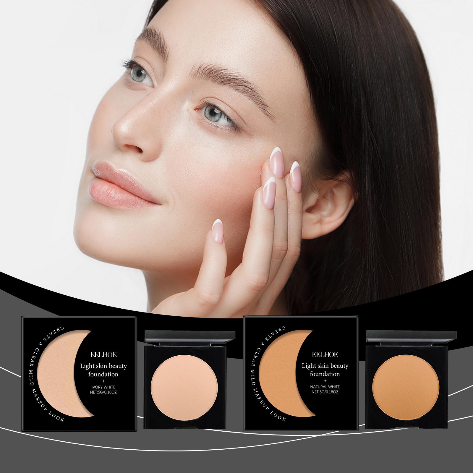 EELHOE Moisturizing Concealer Foundation (Ivory White) - Lightweight, moisturizing, and transparent foundation suitable for oily, dry, or combination skin types
