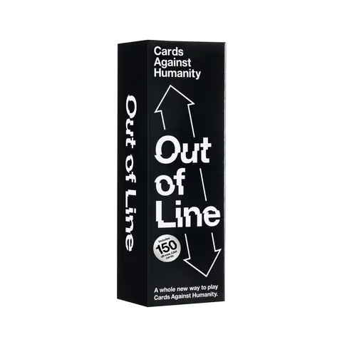 Cards Against Humanity: Out of Line • A Whole New Way to Play + 150 New White Cards • Expansion for the Original Party Game • Ages 17+