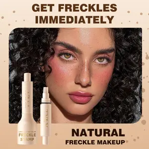 Tvlv Freckle Stamp Realistic Natural Look Multi-Use, Draw Freckles Moles Tear Stains, Compact Portable Waterproof Sweatproof Makeup Tool Longwearing Waterproof Makeup