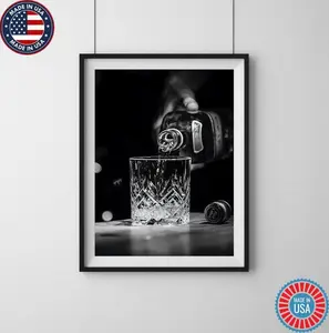 [SALE UP TO 50% - UNFRAMED] Whisky Poster, Black and White, Bar Cart Print, Cocktail Wall Art, Vintage Bar Decor, Alcohol Poster, Printable Wall Art, Pub Decor - Complimentary Delivery