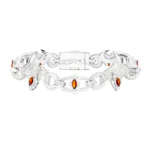 【#CMB01】Bat Bracelet Copper Moissanite UCCIYO Lab-Created Moissanite Bracelets For Men or Women Hip Hop Rock Fine Jewelry