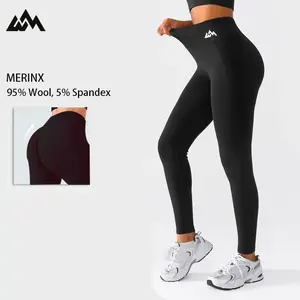 MERINX Merino Wool Yoga Leggings High Waisted Stretch Ultra Soft Breathable Pants Womenswear Bottom Light Lightweight Stretchy Basic Minimalist tiktokshopspringglowup cargo chrome heart outfit