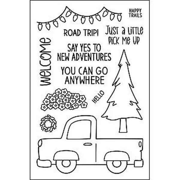 Crafts & Sewing The Stamps of Life truck2 Stamp Set Crafts & Sewing The Stamps of Life truck2 Stamp Set