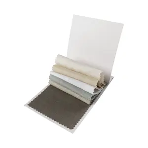 TWOPAGES Ian Slub Linen Cotton Fabric with Slub Texture - 6 Colorways Available, Affordable Curtain for Bedroom, Livingroom, Kitchen Home Textile