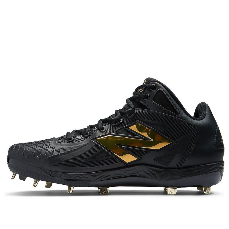 New Balance Ohtani 1 Cleats 'Black Metallic Gold' MSHOBK1