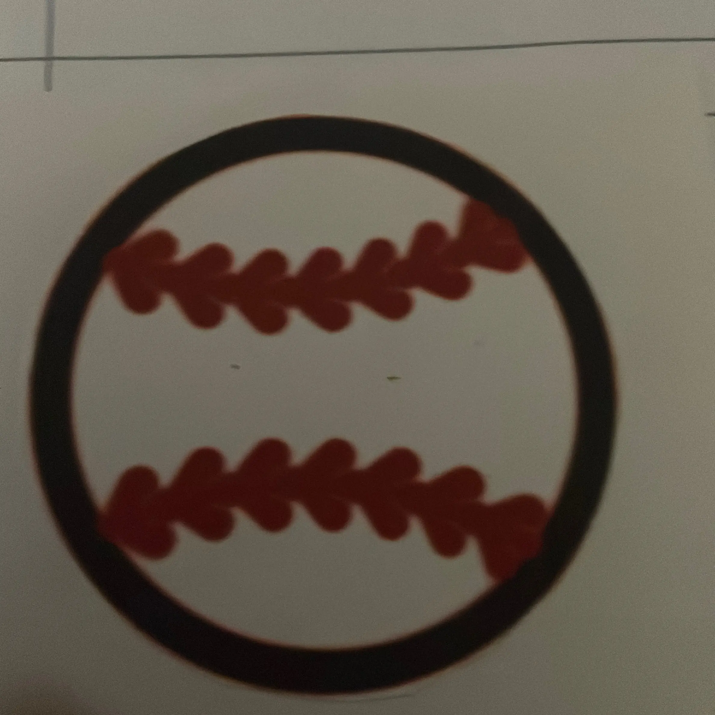 Baseball Stickers Decor Decorative