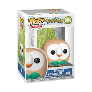 Funko POP Games: Pokemon - Rowlet w/ vRare Pop Protector Included