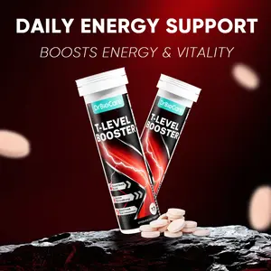 DrBioCare 7-in-1 Daily Energy & Vitality Support – Natural Formula for Active Lifestyle & Wellness | Effervescent Tablets | With Tongkat Ali, Shilajit, Ashwagandha & Maca