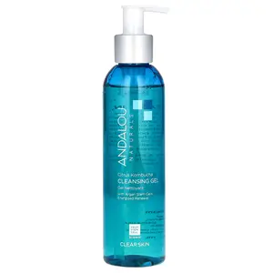Andalou Naturals Citrus Kombucha Cleansing Gel, Clear Skin, 6 fl oz (178 ml)