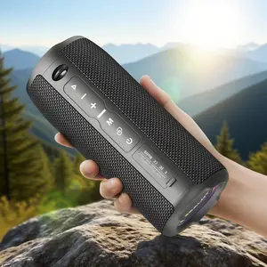 ZEALOT Portable Wireless Speaker, Outdoor Waterproof Bluetooth Speaker with Loud Sound, Super Bass & Hi-Fi Audio, RGB Light Effects, Long Battery Life, Supports TF Card, USB & AUX – Ideal for Home, Bedroom, Office, Outdoor Activities, Camping, Hiking, Car