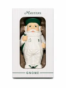 Officially Licensed Masters Tournament 9-Inch Caddie Gnome Collectible - Whimsical Garden Gnome Statue, Outdoor Garden Decor Accent, Collectibles
