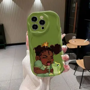 Princess And The Frog Phone Case - Suitable for iPhone 17 Air 16 15 14 13 12 11 Pro Max Plus Shockproof Camera Protection, Comfort-Grip TPU Cover,  Cartoon Design, Officially Licensed.