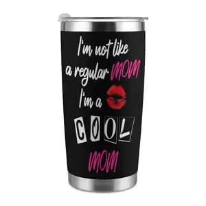 Mother's Day Gift, "Cool Mom" 40 oz Travel Tumbler - Funny Mean Girls Quote Coffee Mug with Handle - Perfect Gift for New Moms, Birthdays, and Mother's Day - Leak-Proof Vacuum Insulated Cup,  Mother's Day Gift for Her
