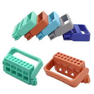 5pcs Colorful 16 Holes Dental Endo Root Canal File Holder For Dental Files Drills Film Reamer Dentist Instruments