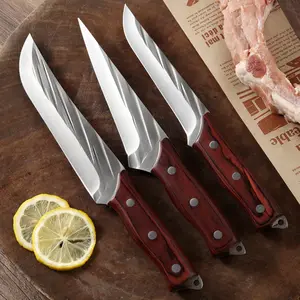 Forged from high-quality stainless steel with a solid wood handle, this handcrafted chef’s knife delivers exceptional sharpness and durability. Perfect for slicing meat, fish, and outdoor use — a practical, gift-ready essential for any home