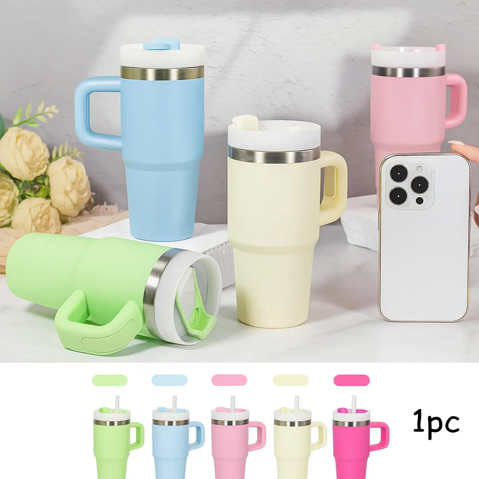 14oz Mug with Handle and Leak-Proof Flip Lid, Double Wall Stainless Steel  Insulated Thermos Cup for Kids and School Use, 12 Hours Hot 24 Hours Cold,  Vacuum Insulated Water Cup - TikTok Shop