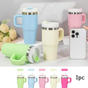14oz Mug with Handle and Leak-Proof Flip Lid, Double Wall Stainless Steel Insulated Thermos Cup for Kids and School Use, 12 Hours Hot 24 Hours Cold, Vacuum Insulated Water Cup