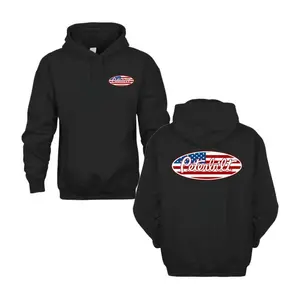 Peterbilt Hoodie, American Flag Logo Graphic, Premium Cotton Blend Fabric, Comfortable Unisex Fit, Perfect Gift for Truck Drivers & Patriotic Big Rig Fans