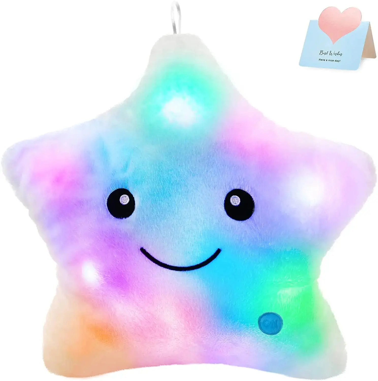Glowing Star Pillow