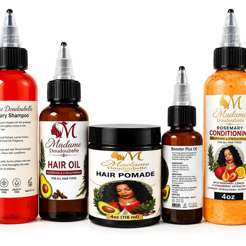 Mme Doudou Gam goute 5 products  Haircare Set, Including Hair Moisturizer, Hydrating Oil for Healthy Hair