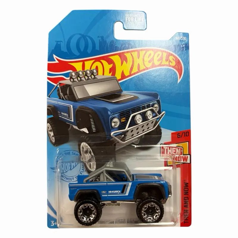 Hot Wheels Then And Now 6/10 Custom Ford Bronco 163/250 Blue