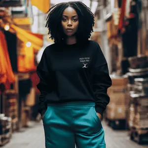 Flex Flow Yoga Pro Sweatshirt, Comfy Crewneck Jumper, Chic Yoga Apparel, Unisex Activewear Top, Cozy Gym Sweater, Soft Workout Pullover