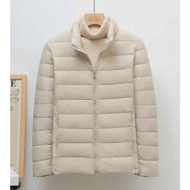 Apricot colored female standing collar