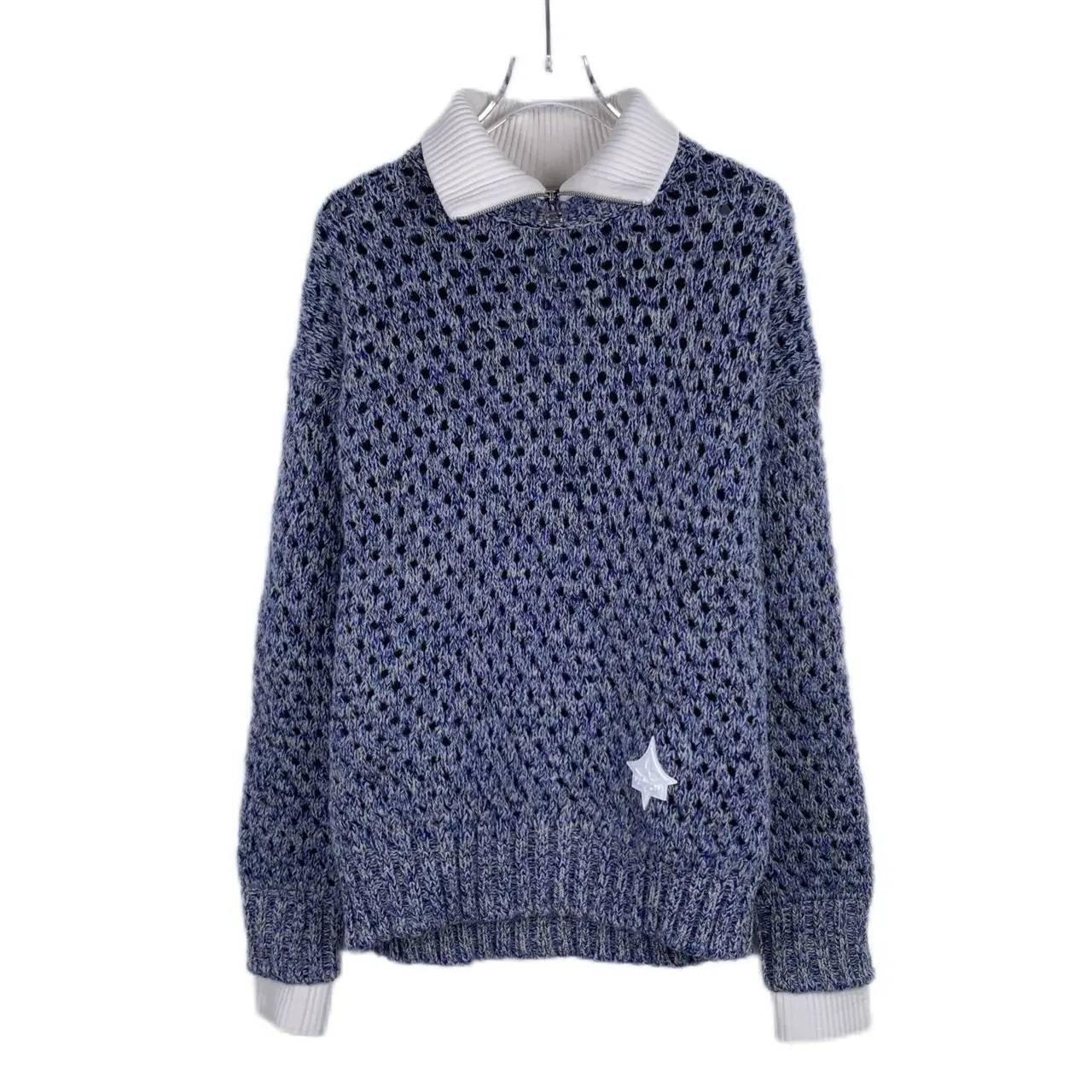 RDLT- Louis Vuitton Multicolor Logo Wool Cashmere Crewneck Knit Sweater Size M