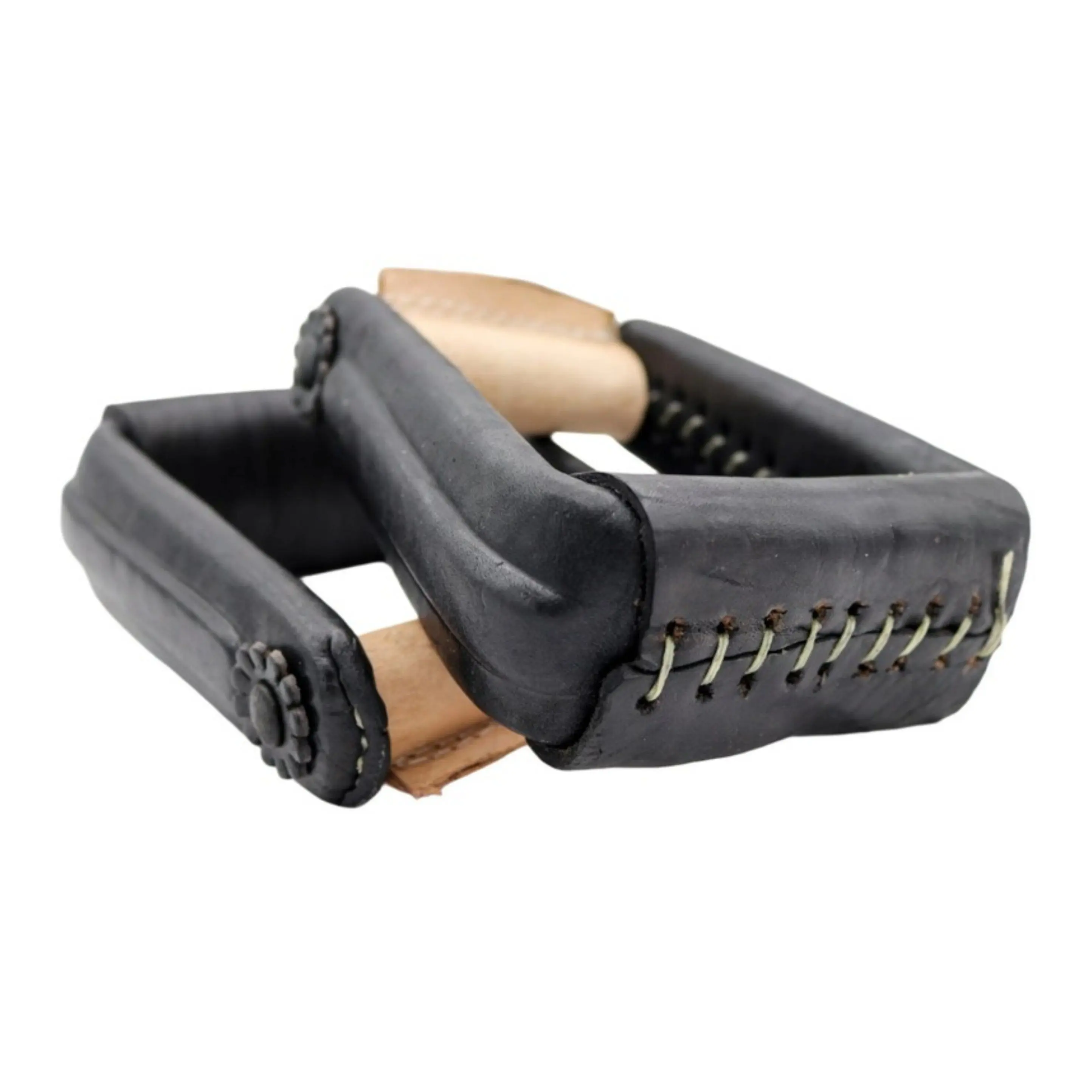Charros Estribos Black Liso Horse Charro Saddle Horse Stirrups