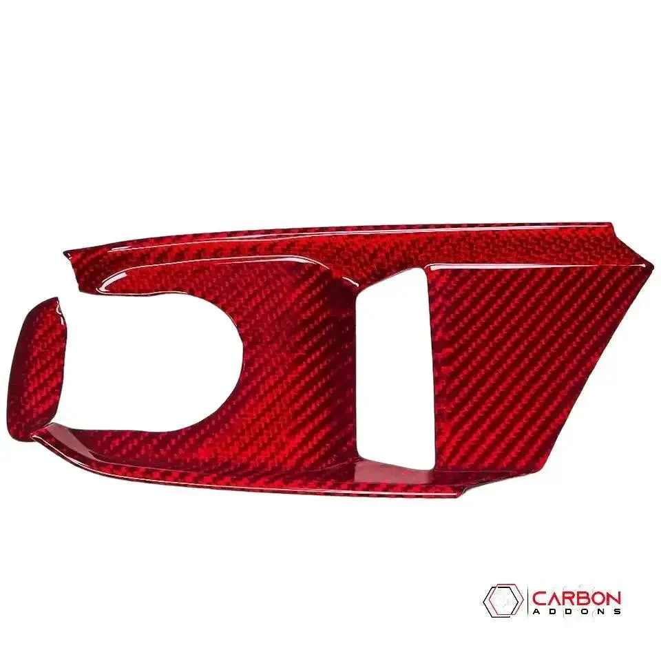 C8 Corvette Real Carbon Fiber Mode Selector Trim Covers | Interior Upgrade (2020–2025)