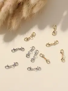 5 Piece Zinc Alloy Lobster Clasps, Dual Head Necklace & Bracelet Connectors, Perfect DIY Jewelry Making Supplies