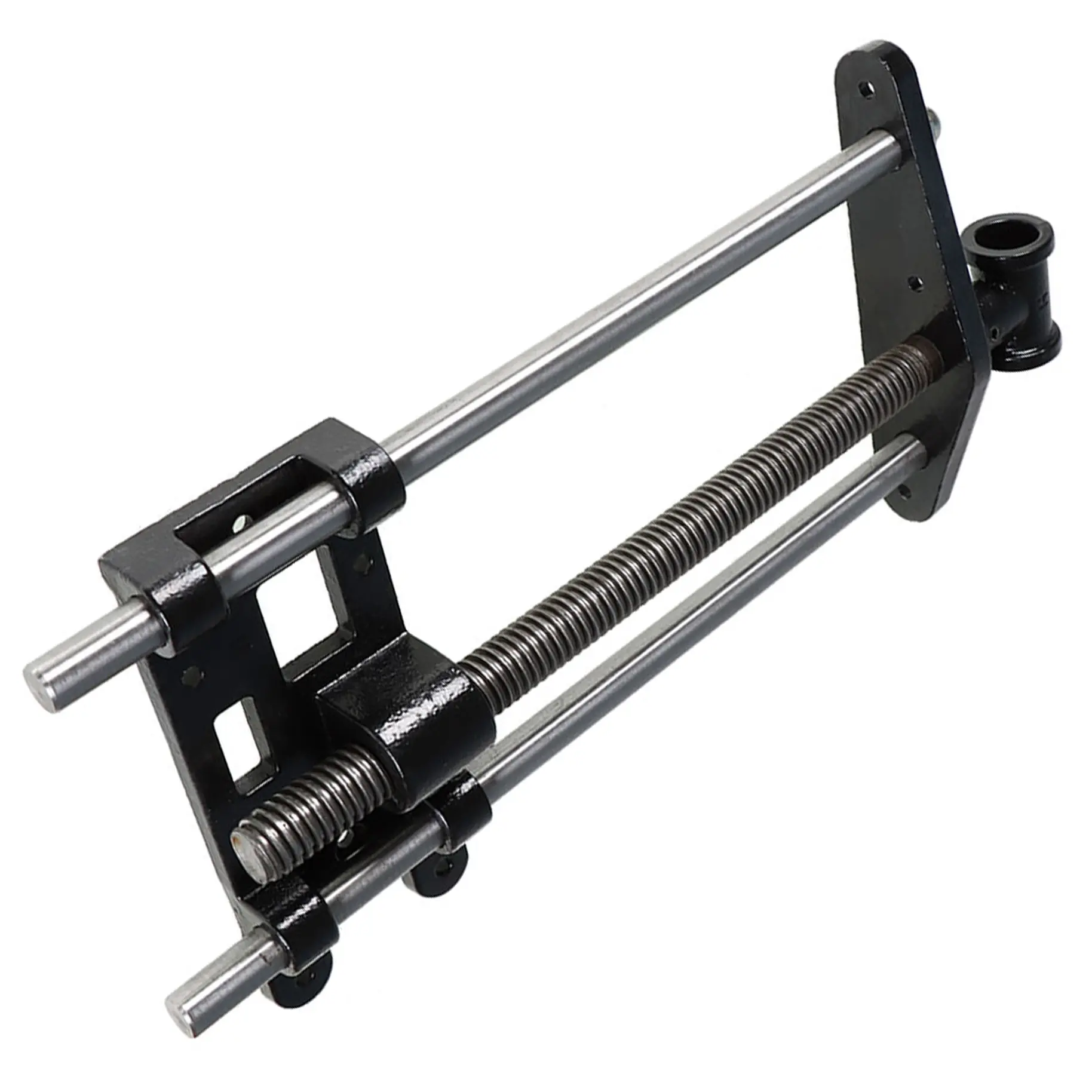 10" Heavy-Duty Iron Wood Vise, Home & Woodworking Hardware Clamp, Secure Workholding Tool