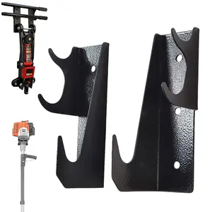 2 Pack Wall-Mounted Jack Stand Hook , Stable Design Non-Slip Hooks, Space Saving Garage Rack, Construction Hydraulic Car Jack Storage Holder, Easy To Install, For Garage Repair Bay Shed Home Toolroom