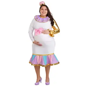 Plus Size Disney Mrs. Potts Maternity Women's Costume (© Disney)