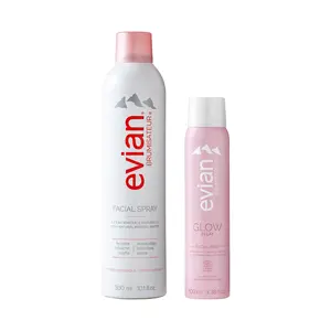 Evian Facial Spray Pro Blending Bundle - Instantly Hydrate & Nourish - Blend Makeup - Boost Radiance - Natural Skincare - All Skin Types