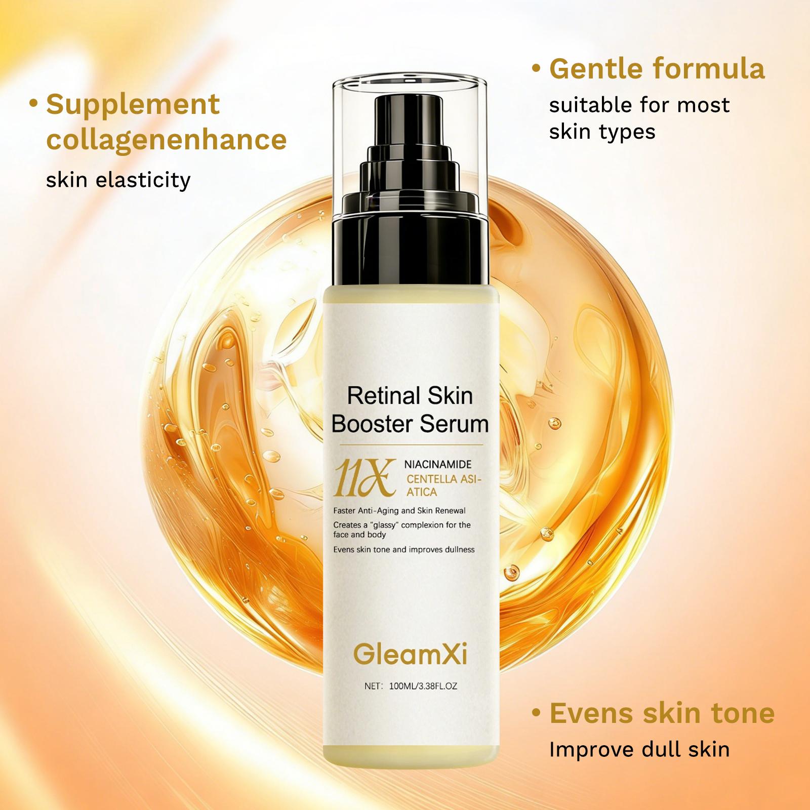 11X Niacinamide Retinal Skincare Serum Brightening Dark Spots and Fine Lines Skincare Anti-Aging & Glass Skin Renewal for Face