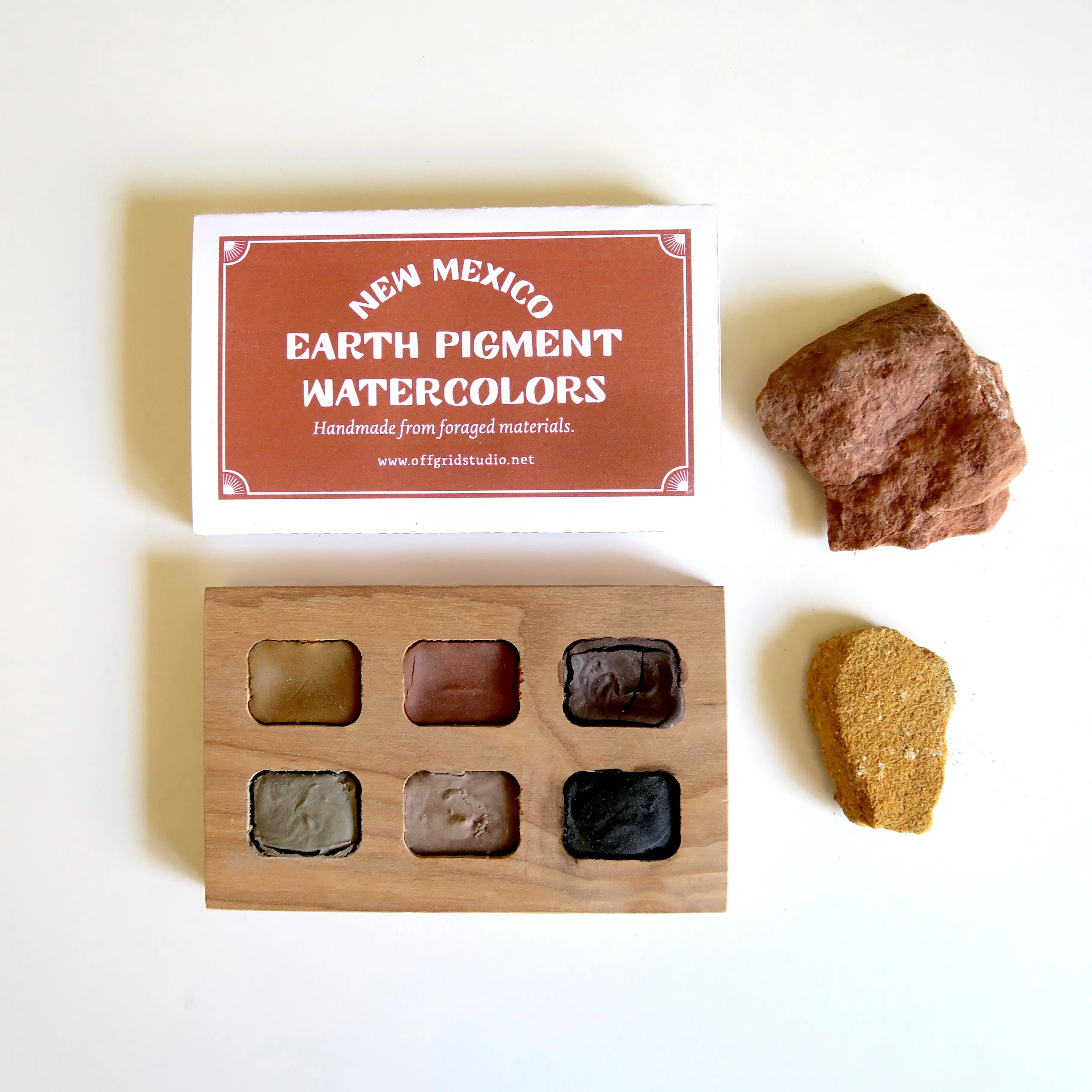 New Mexico Earth Pigment Watercolor Palette