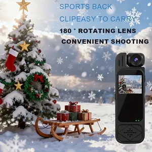 Y9 Multi-Function Sports Camera, Action Camera, featuring a 1000mAh high-capacity battery, 1080P resolution, infrared night vision, 1.3-inch display, captures thrilling moments during outdoor sports and adventures. It makes a Christmas/birthday gift.